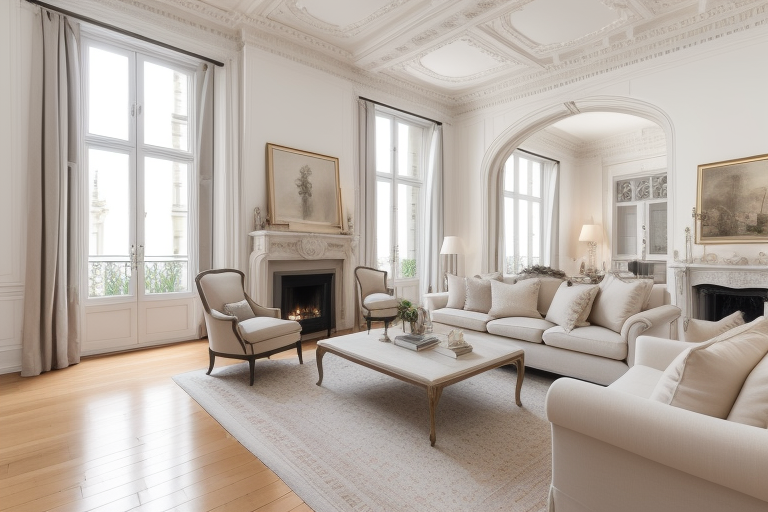 Parisian style living room