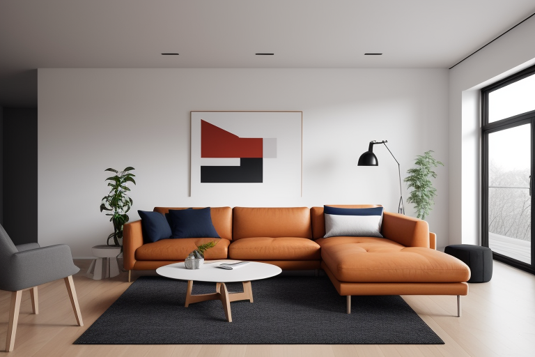 Bauhaus-style-living-room